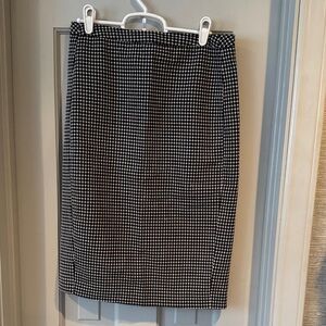 Merona Black and White Checkered Pencil Skirt